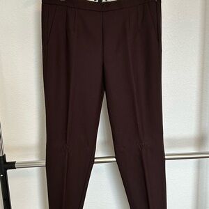 J. Crew Espresso Wool Martie Pants 10T